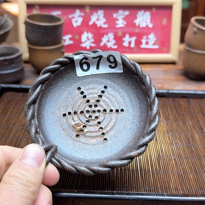 纯手工制作粗陶茶具
