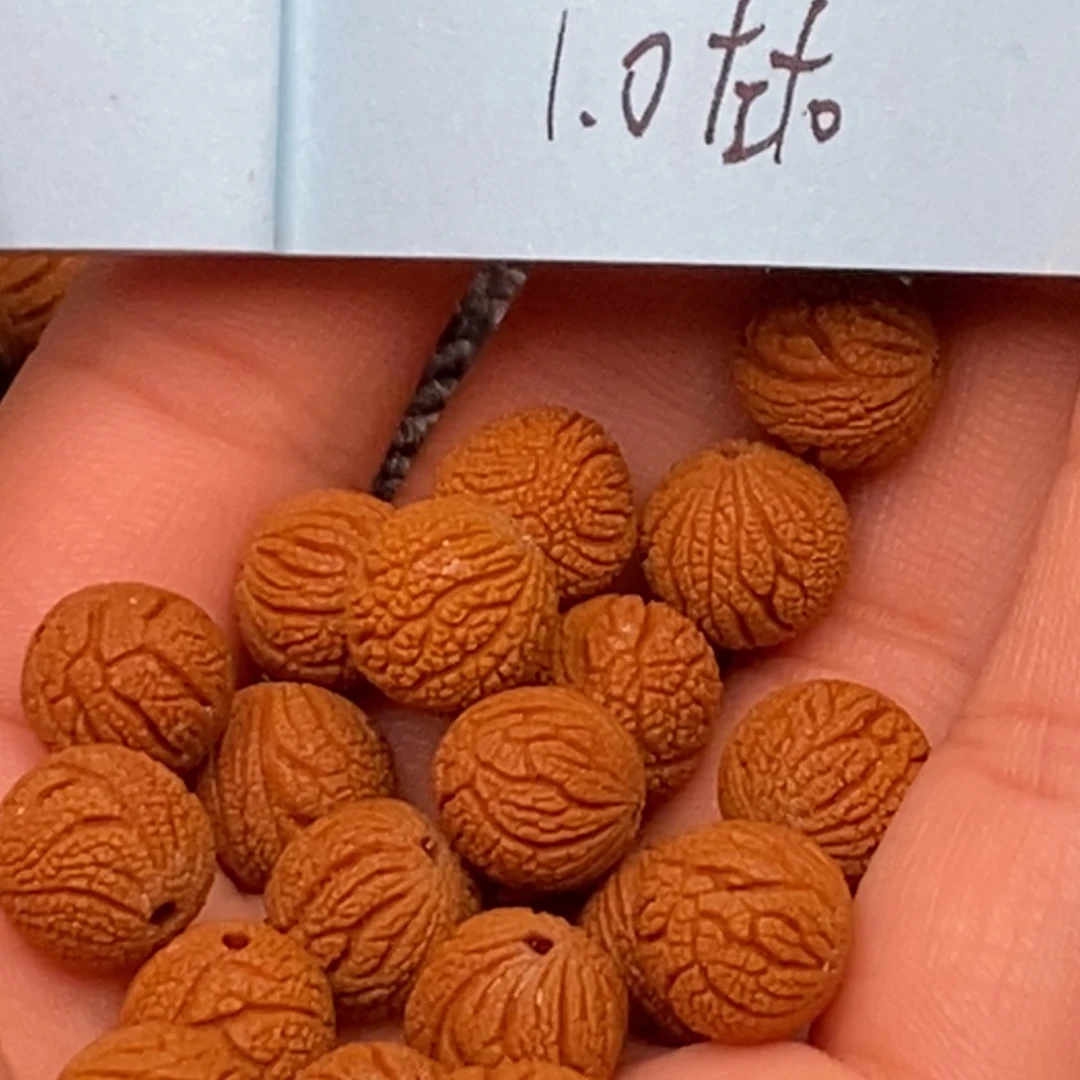 秦岭山脉龙纹桃核单圈21k