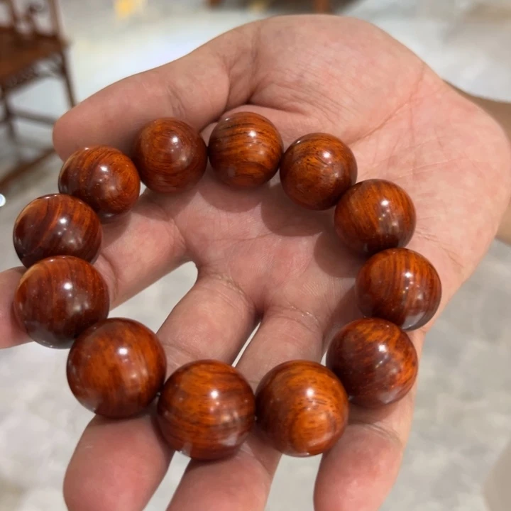 檀香紫檀（小叶紫檀）手串/手链印度小叶紫檀泥料水波2.0