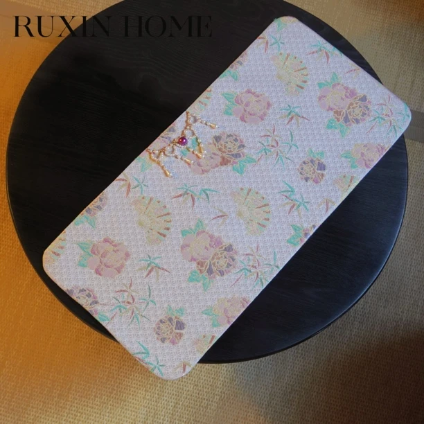 如馨·中式刺绣双面可用干泡茶席桌垫 YCQ-25072704