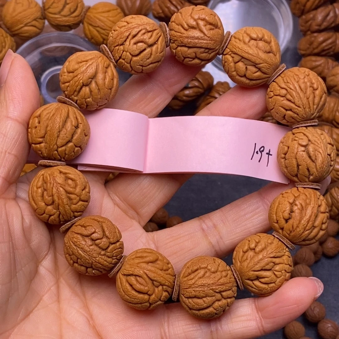 秦岭龙纹桃核13颗