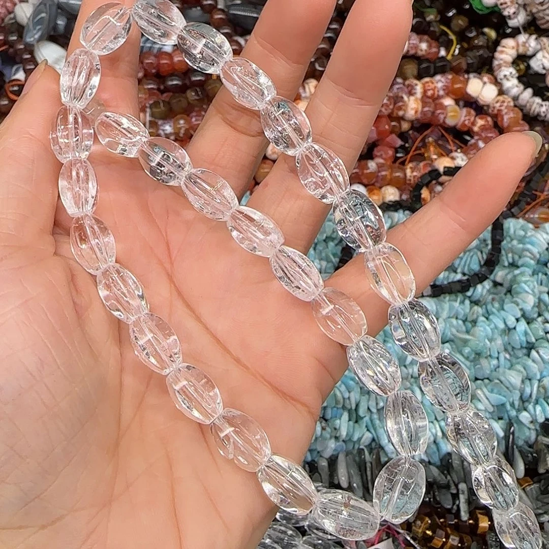 玛瑙/玉髓合金珠宝半成品彤白水晶南瓜拍两64发一条