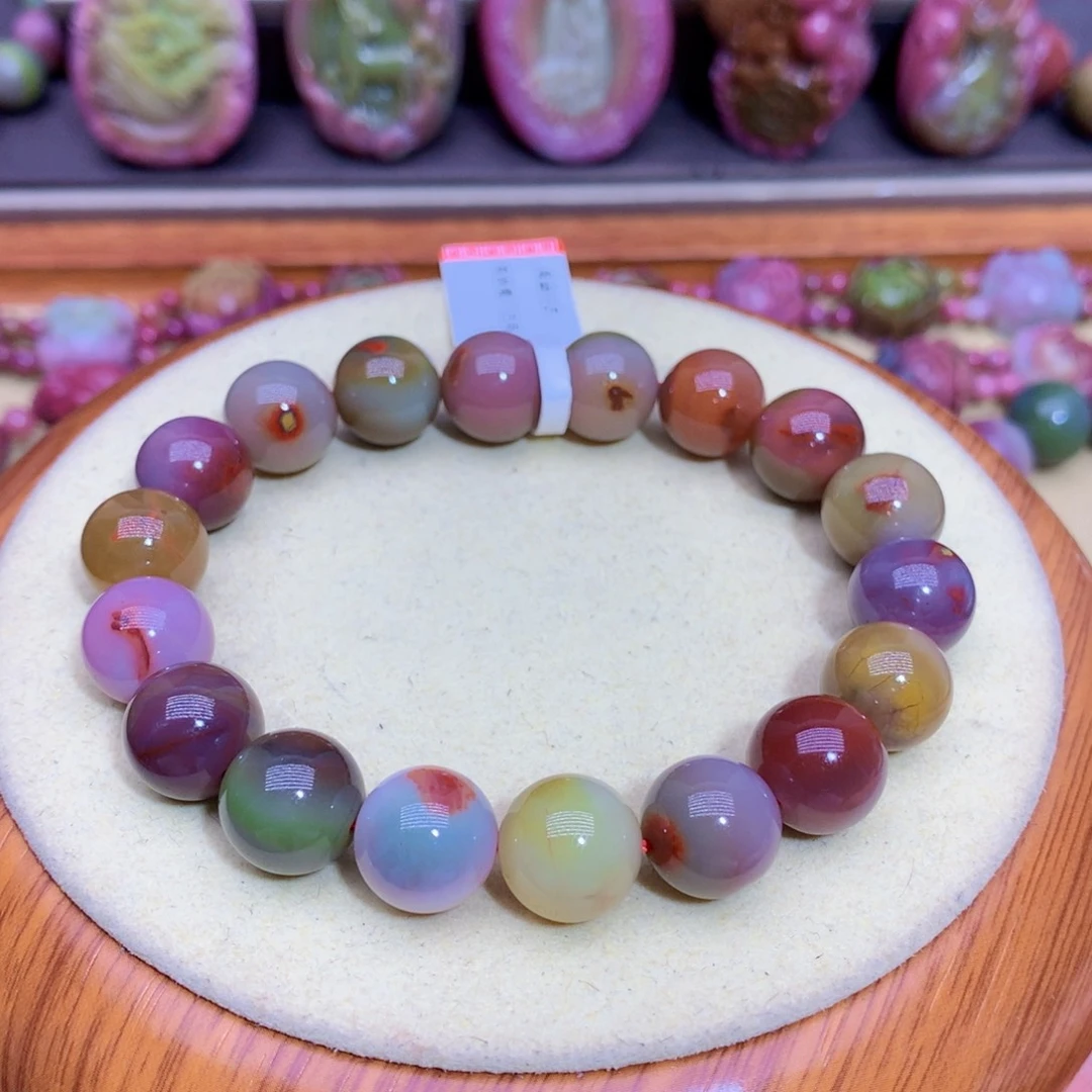 玛瑙未镶嵌手链盐源