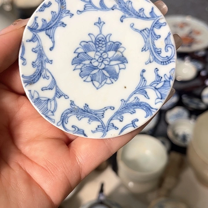 瓷片瓷片茶托喝茶非常不错