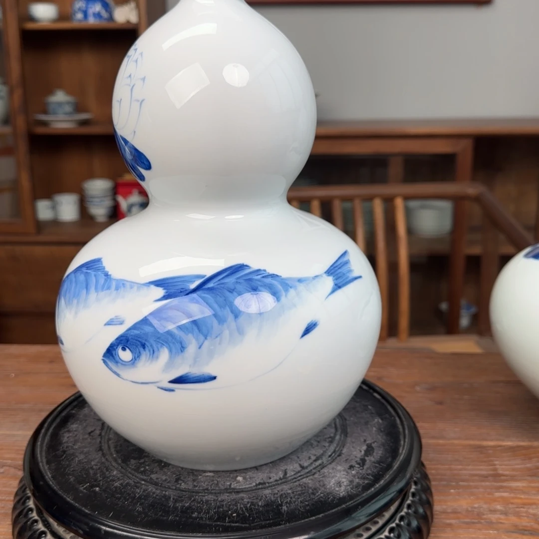 杯心**云一泓手作238双鱼葫芦