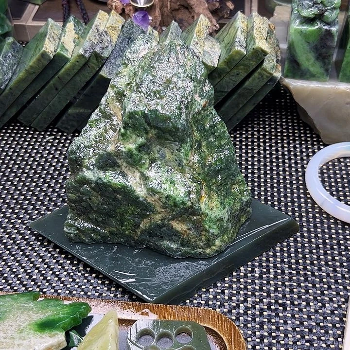 和田玉玉牌未镶嵌柯*春