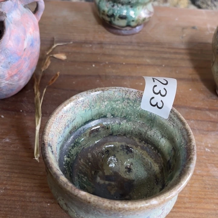 其他全手工柴烧志野杯233