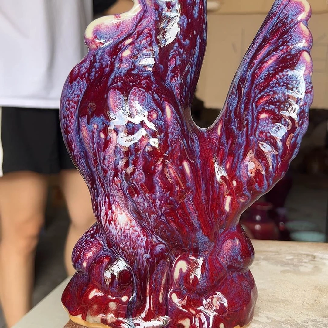 摆件郑家钧窑摆件微