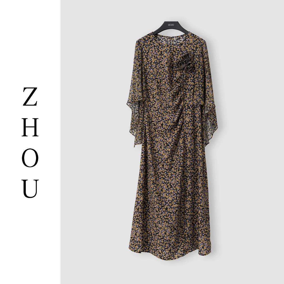 （周哥甄选）黄色连衣裙-23708