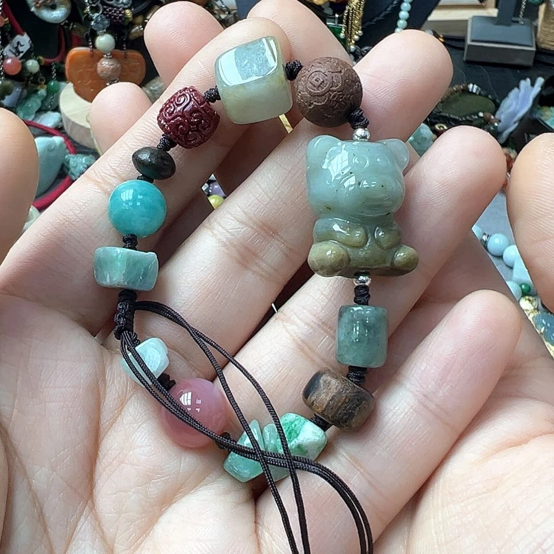 翡翠戒指未镶嵌炸