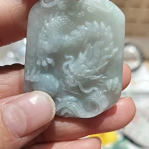 翡翠未镶嵌颈饰天然缅甸翡翠A货吊坠