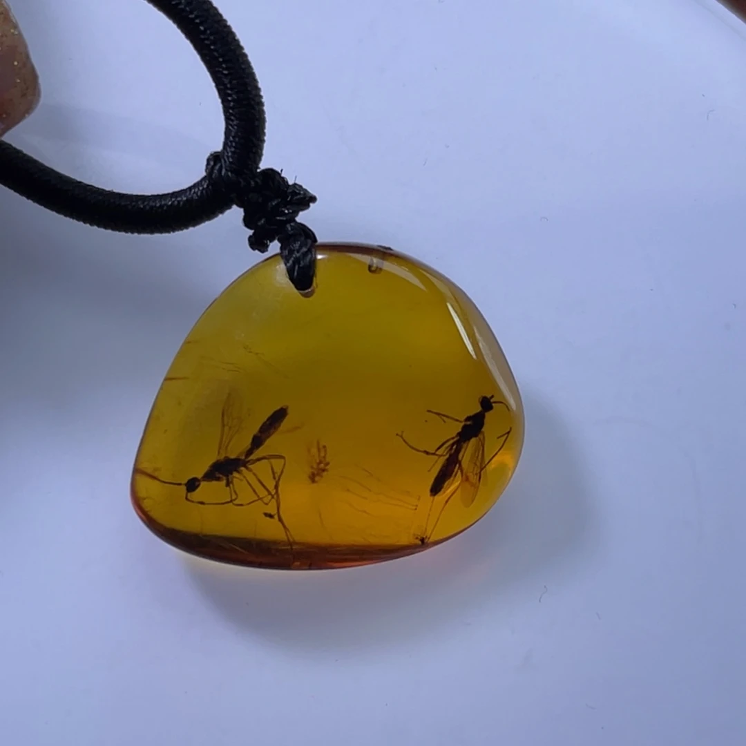 未镶嵌琥珀手链两只小蜜蜂