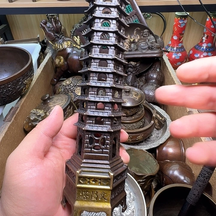 铜器办公室茶室摆件