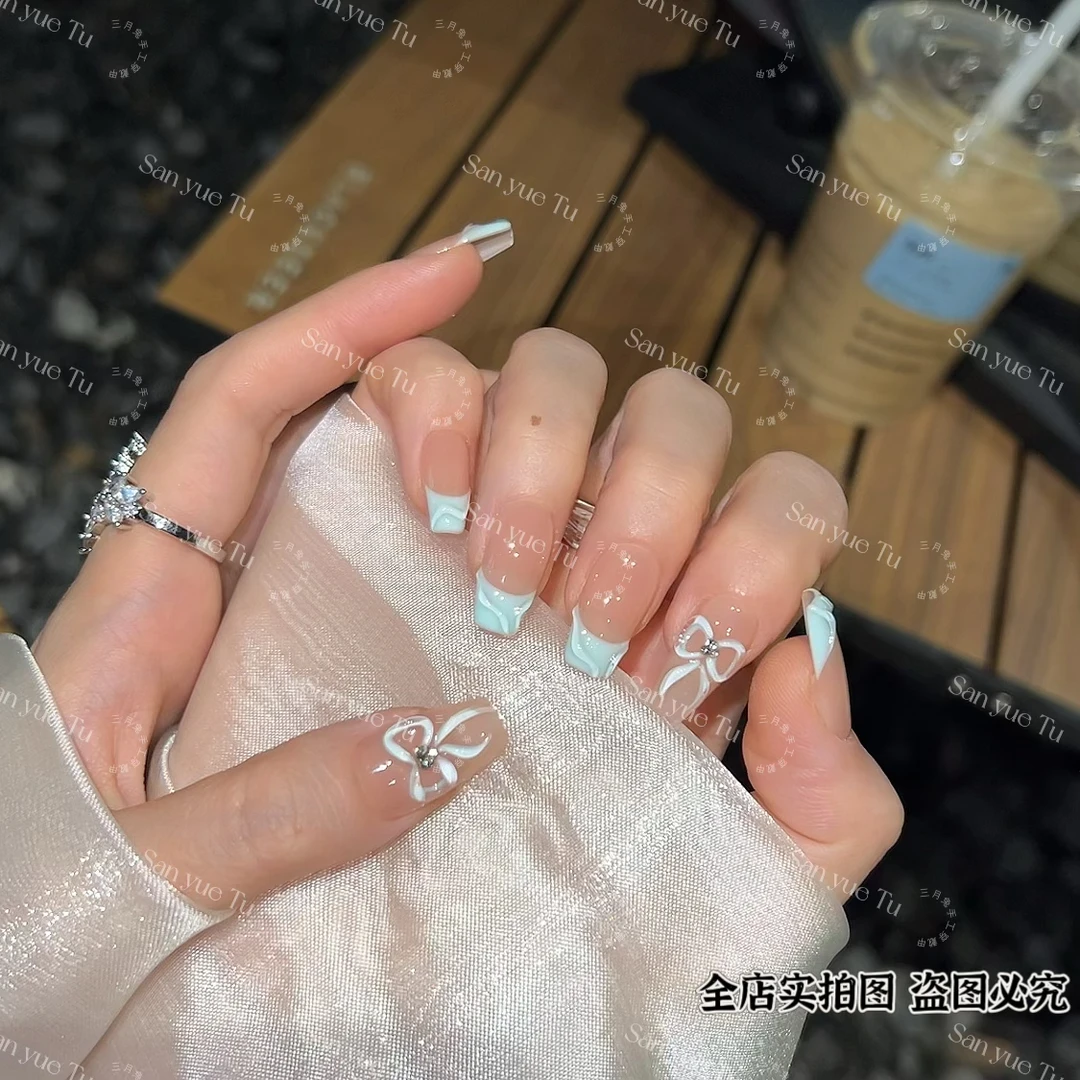 昆仑煮雪-三月兔夏季风纯欲可拆卸穿戴甲