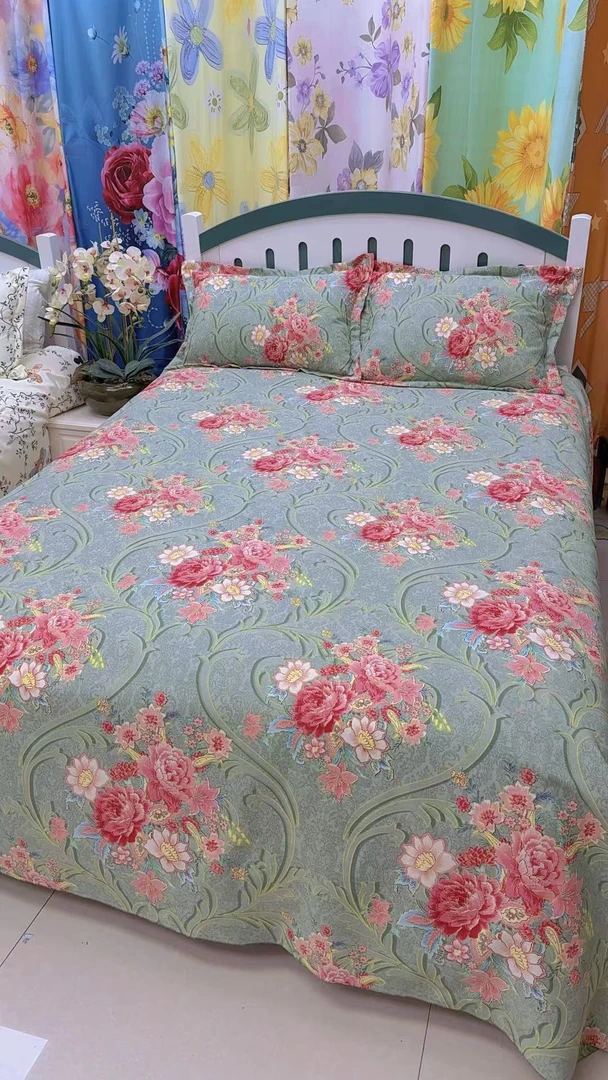 【福禄】特厚款多尺寸棉麻大帆布粗布床单 枕套 炕单吸汗柔软舒适