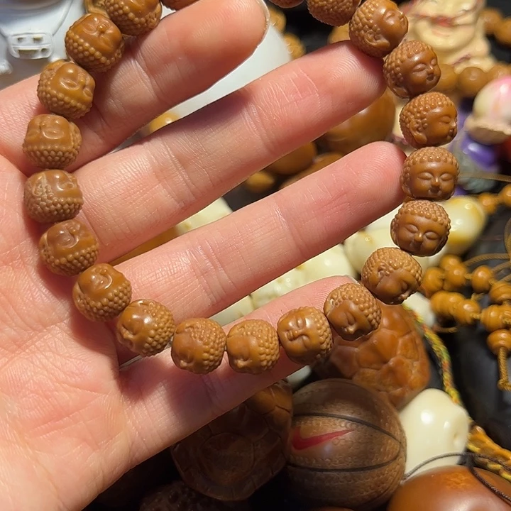 手串/手链橄榄核猴头1.1宝宝佛