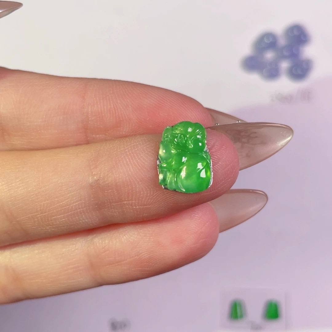 翡翠未镶嵌颈饰裸石