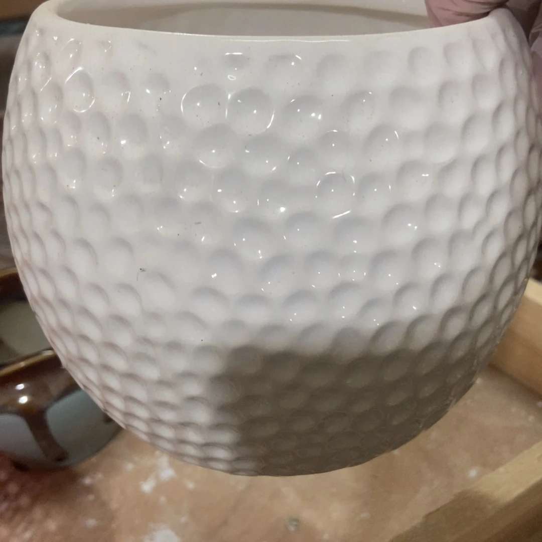 红陶高温陶瓷花盆