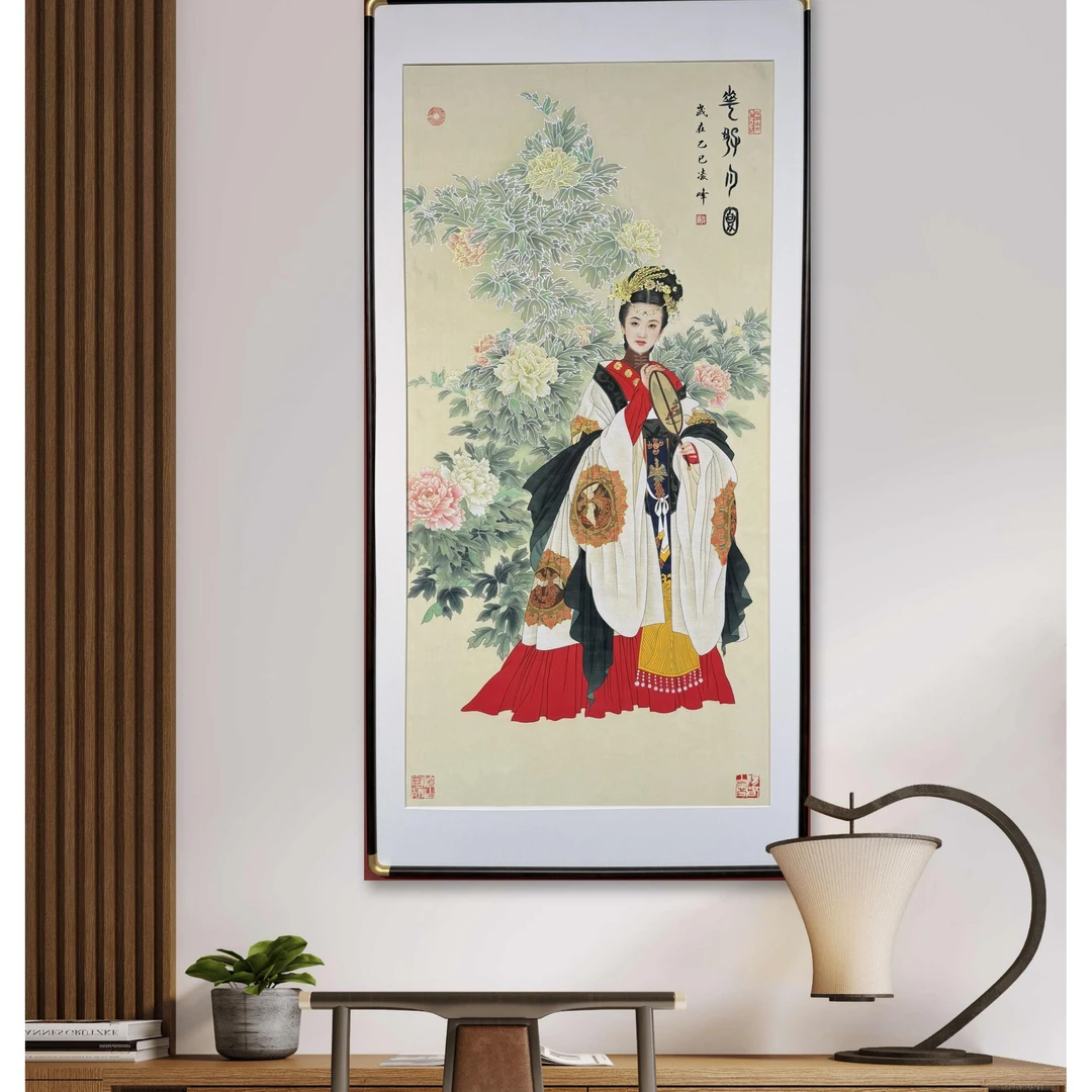 马老师作品《花 好 月圆》托底无框