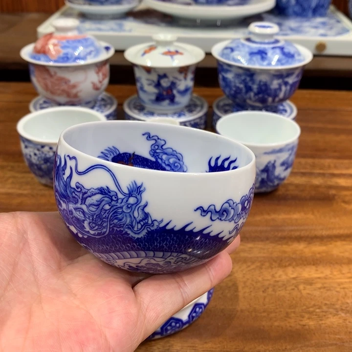 自成堂柴窑 双龙主人杯