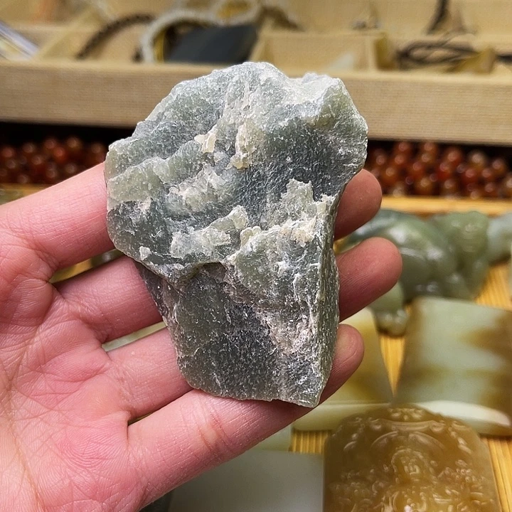 百***侵和田玉未镶嵌吊坠(不含链)