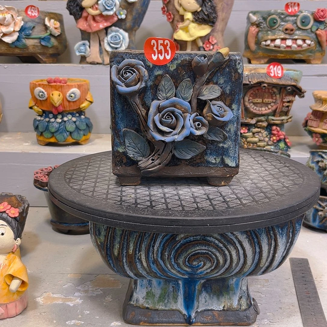353 号陶然花器多肉花盆厂家直销