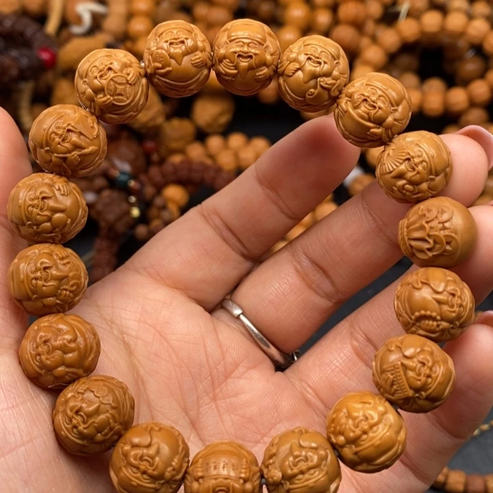 猴头核桃吊坠猴头虎头我