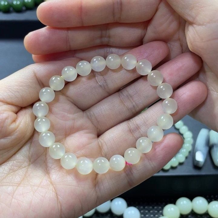 和田玉未镶嵌手链