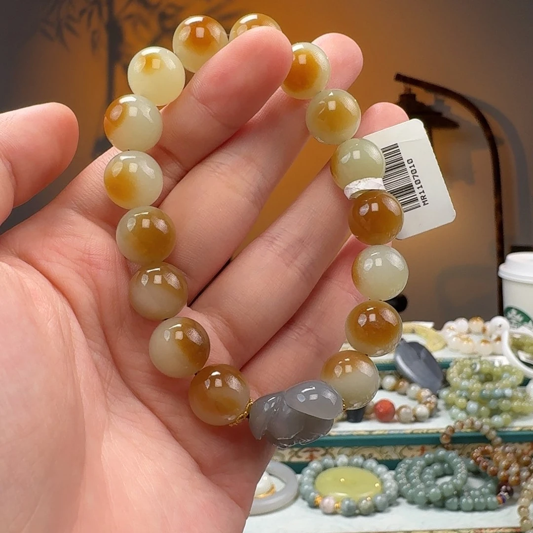 和田玉手串未镶嵌