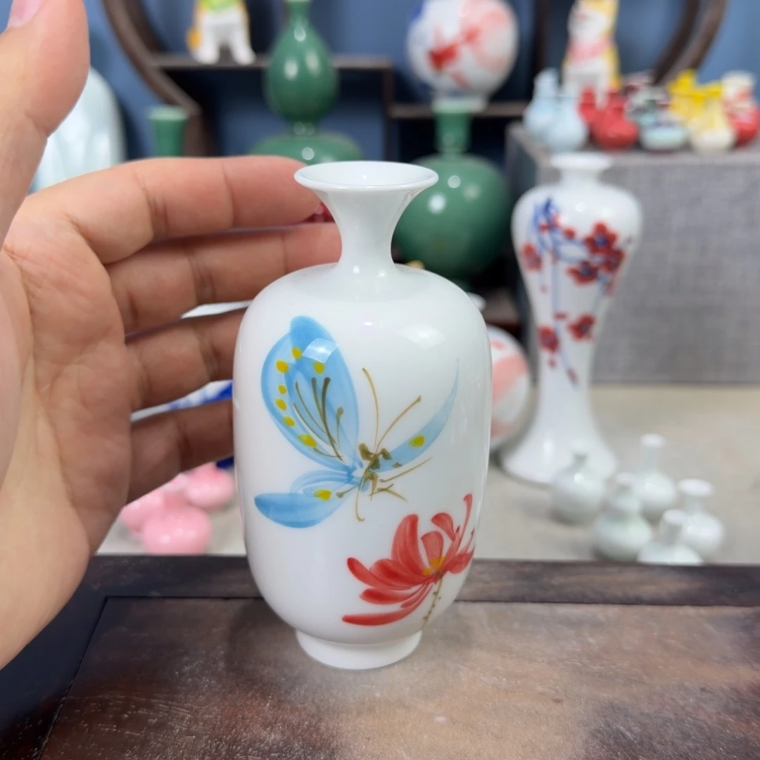 陶瓷手工小花器摆件