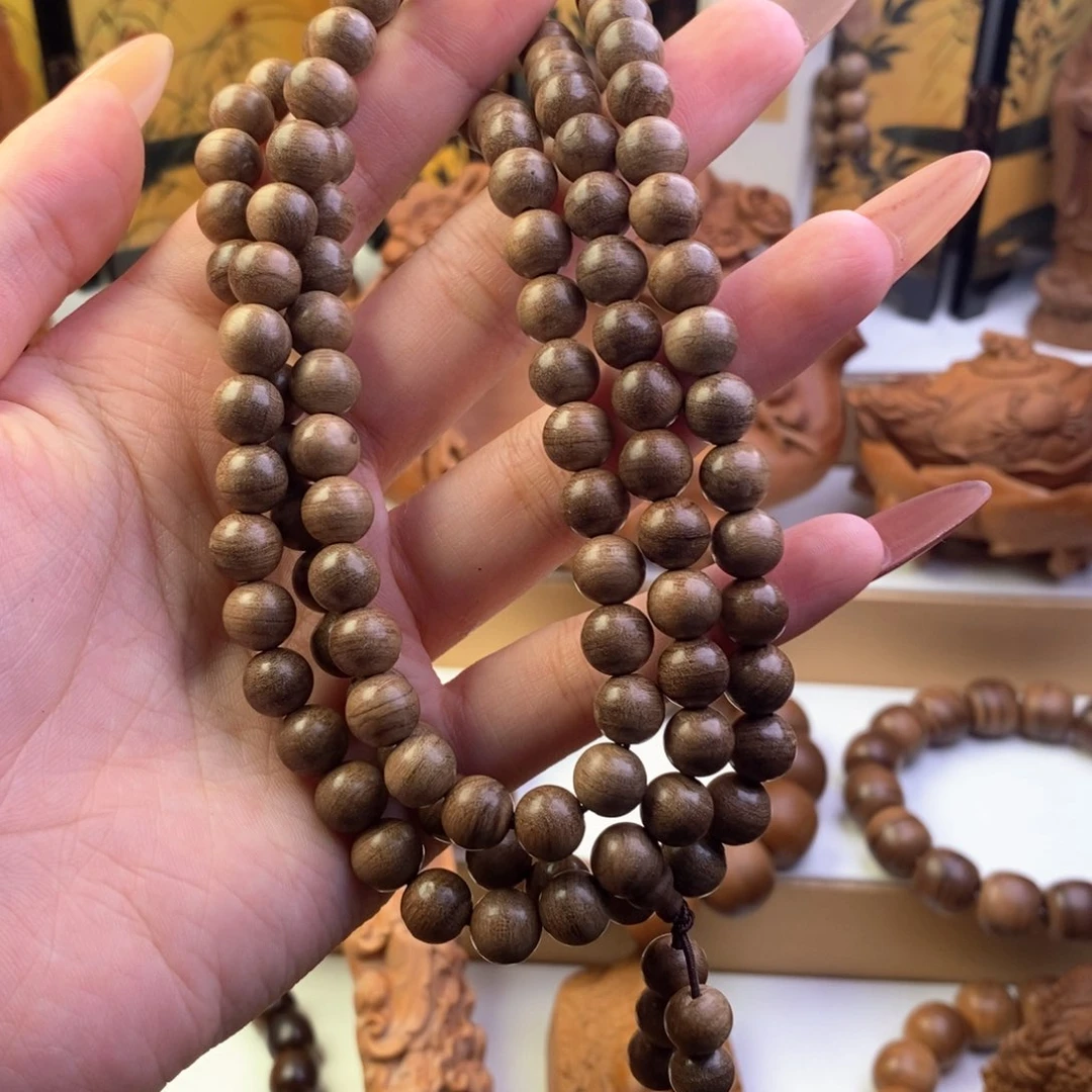 檀香木手串/手链奶香0.8多圈沉水微瑕