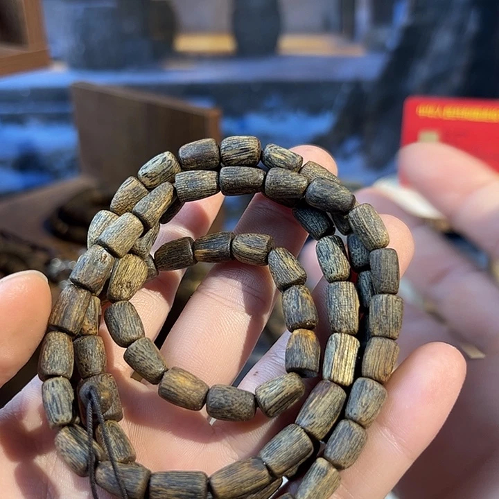 手串沉香白棋随形多圈沉水多样性发一条