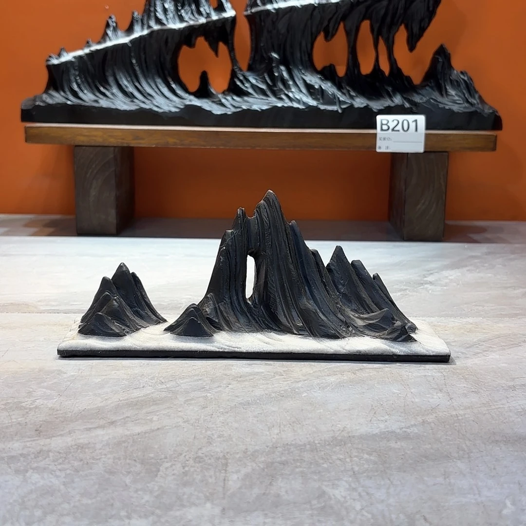 摆件粮***勇灵璧石奇石摆件