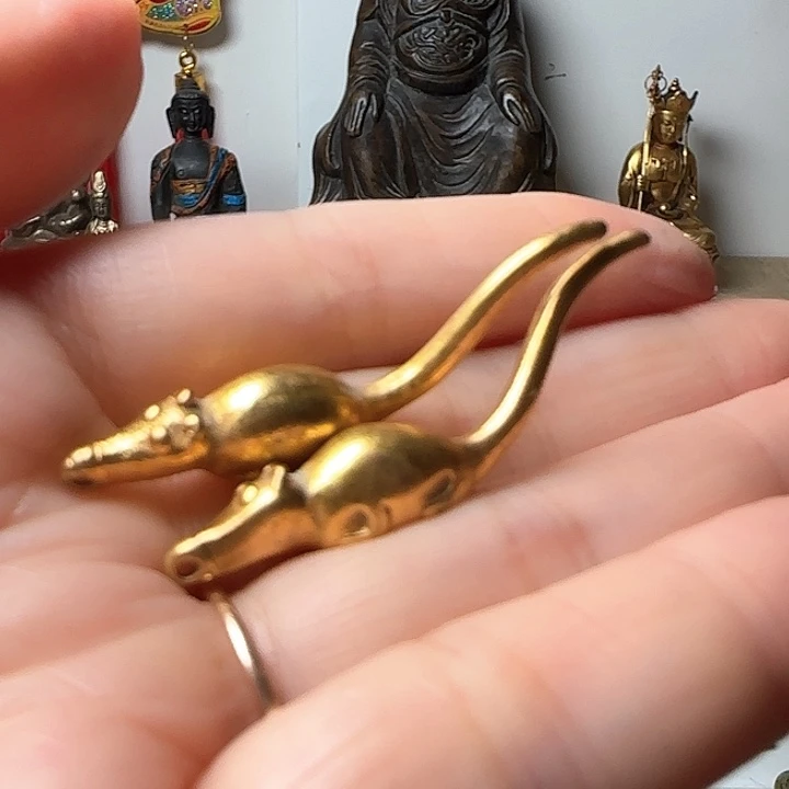 和田玉（糖玉）未镶嵌挂件青*