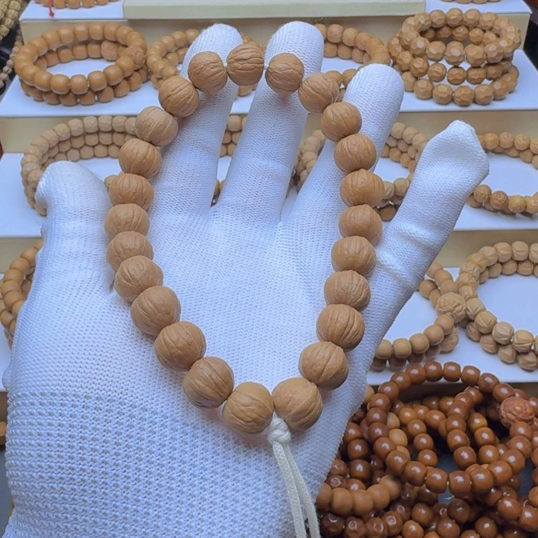 猴头核桃手串原皮原色南瓜