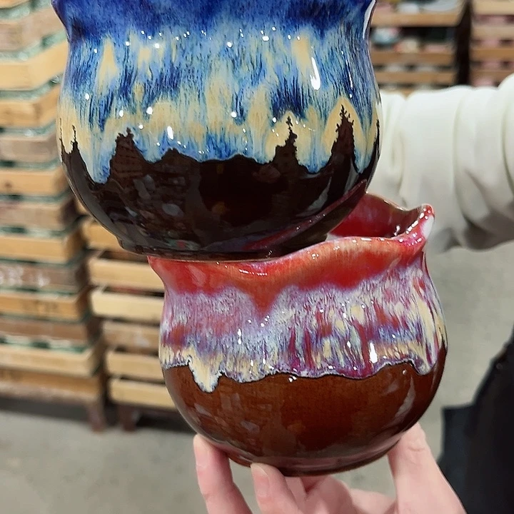 陶瓷陶瓷多肉植物花盆