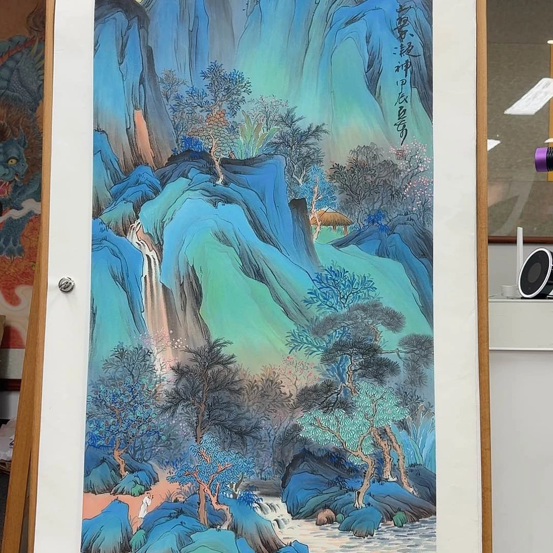 国画多次参加国内外大型