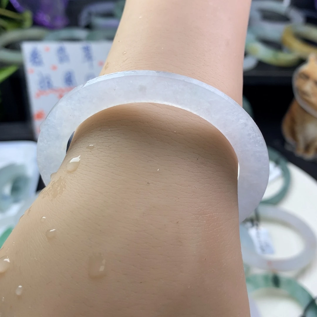 定制翡翠叮当镯未镶嵌53/59 