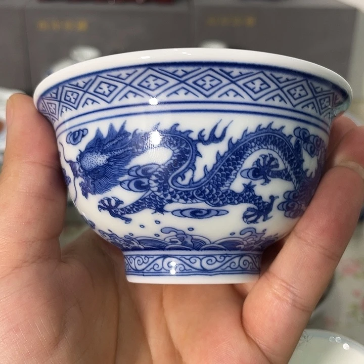 摆件景德镇陶瓷主人杯123344