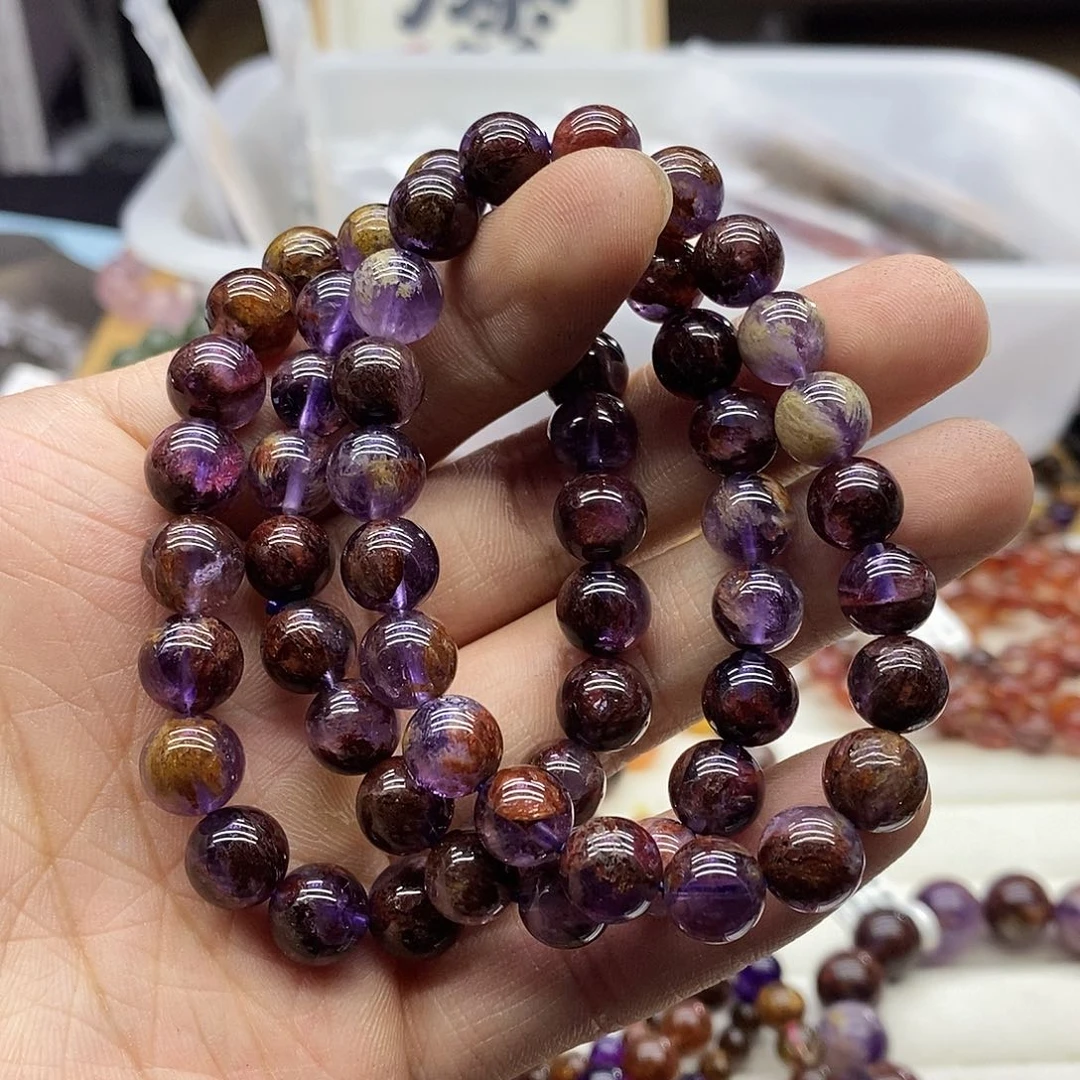 水晶手链未镶嵌多样性发货发一条