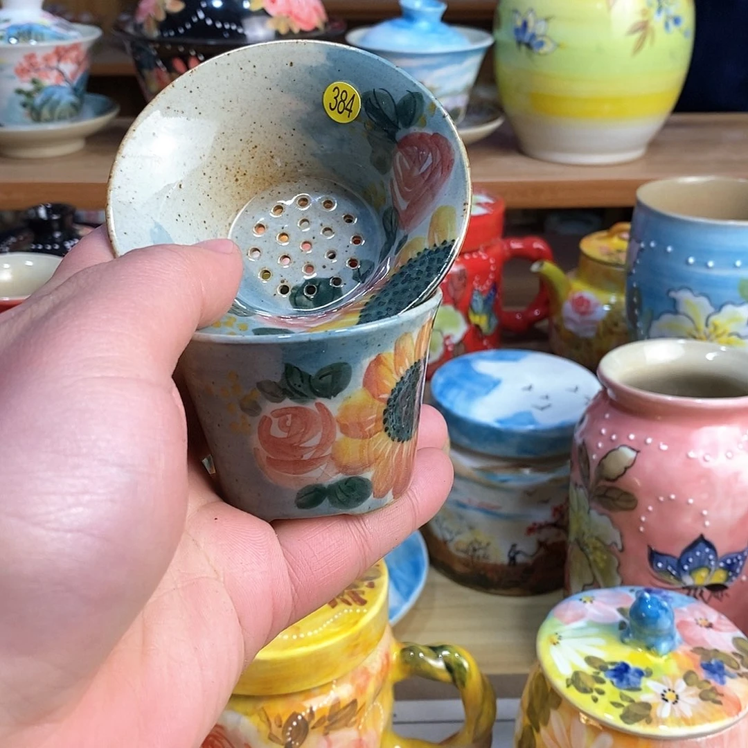 瓷片手绘陶瓷超香超赞