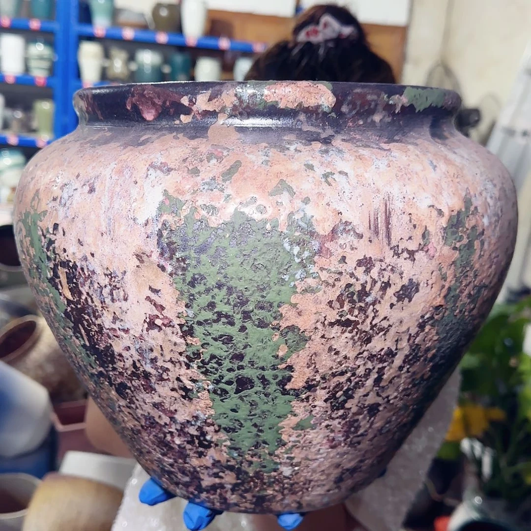 花盆紫砂高25口24