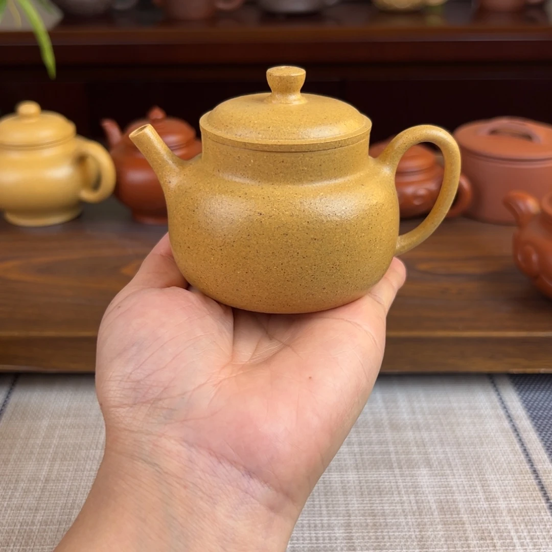 茶壶紫砂黄金段言心全手微瑕150cc