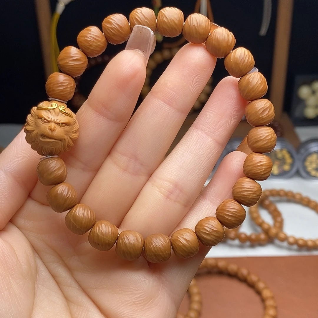 猴头核桃吊坠云锦加单颗