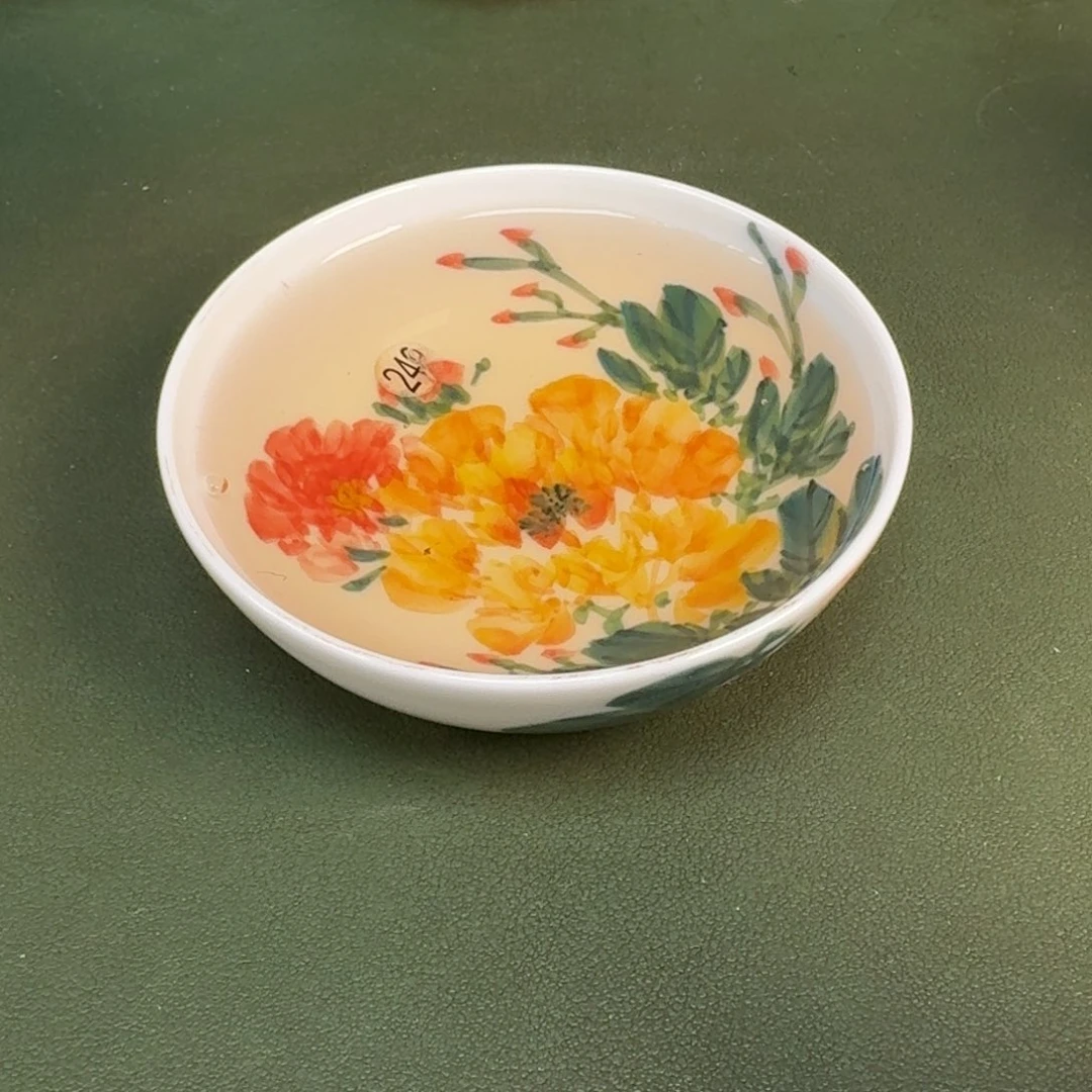 陶景德镇纯手绘茶具圆圆249