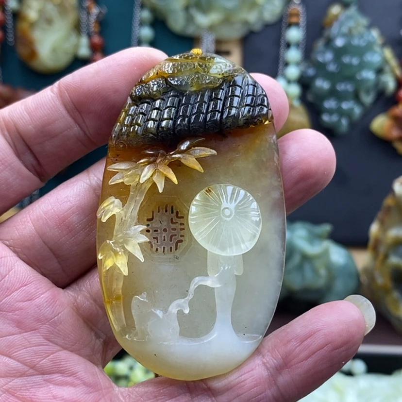 【闪购商品】未镶嵌岫玉吊坠