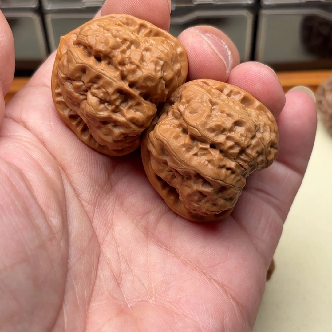 崇***希文玩核桃把件蛤蟆头