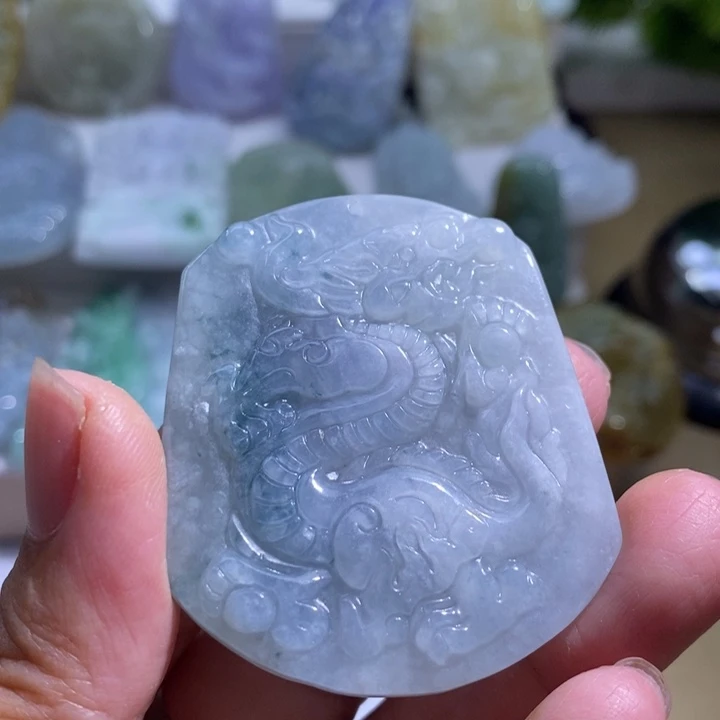 【闪购商品】颈饰未镶嵌翡翠龙牌