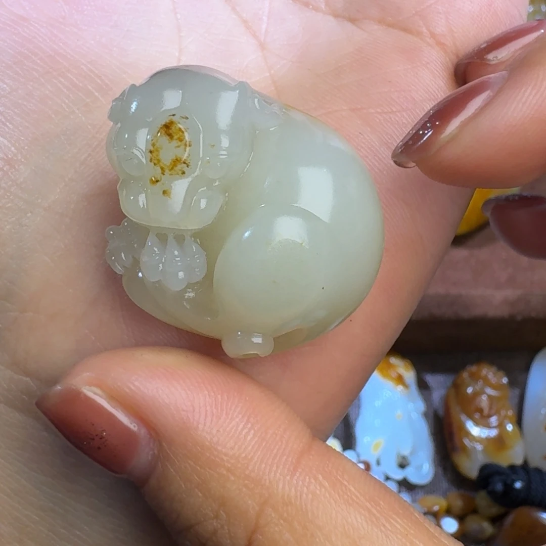 和田玉挂件未镶嵌$*飞