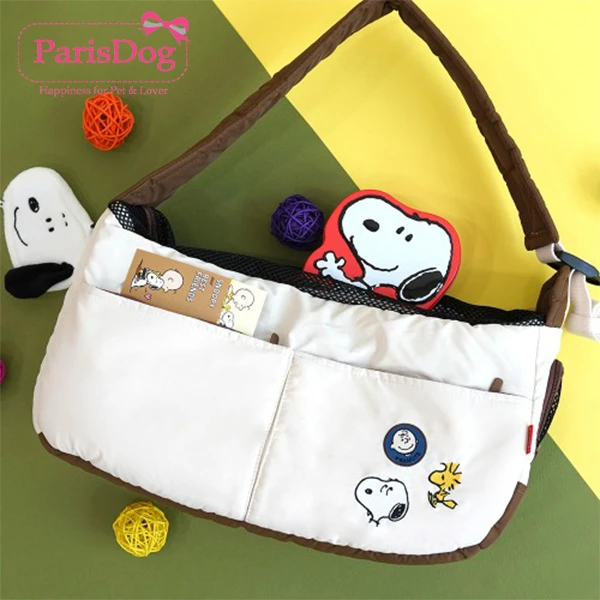 韩国【parisdog】韩国品牌史努比猫狗宠物包宠物斜挎包